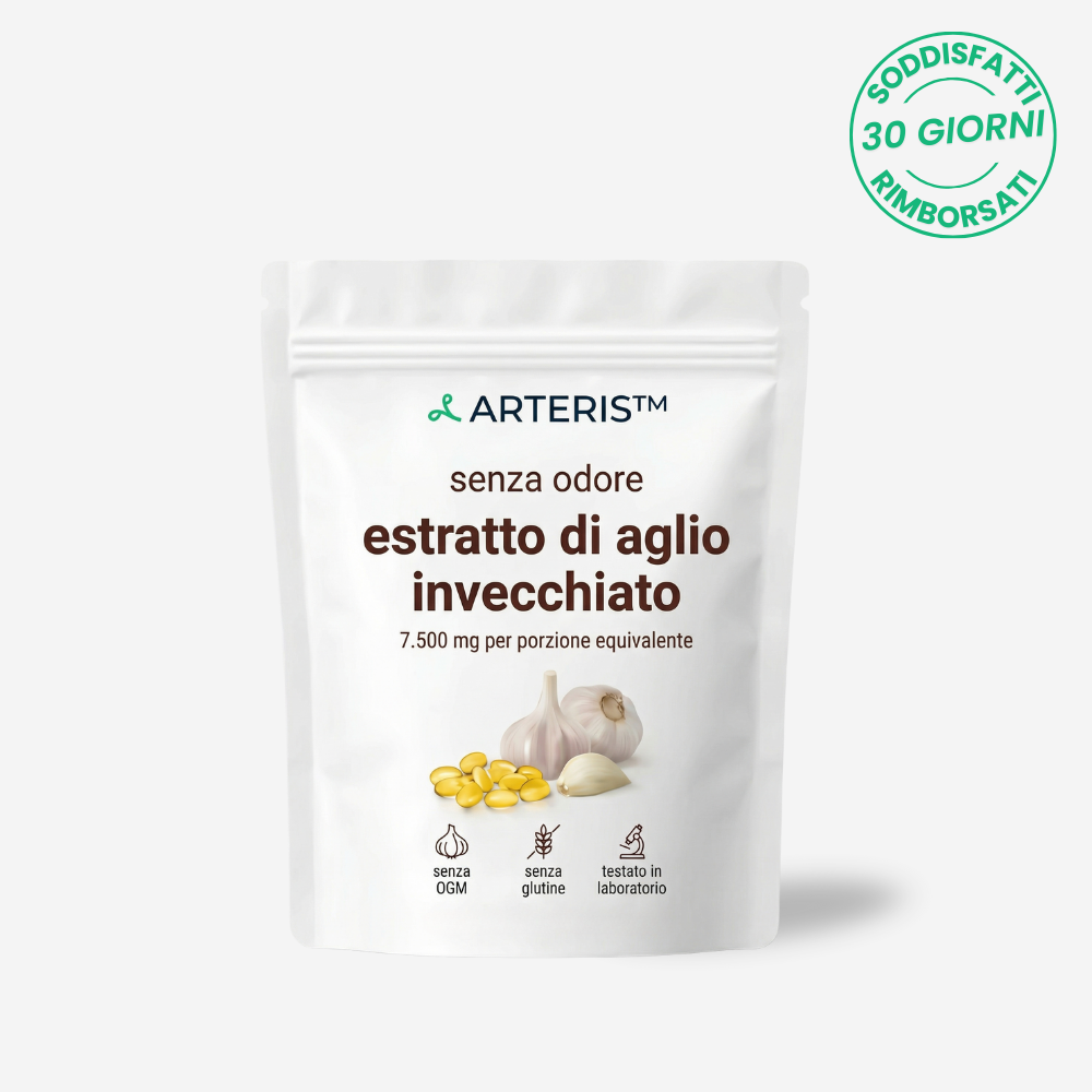 Arteris Forte – Formule à l'ail vieilli sans odeur 7500 mg