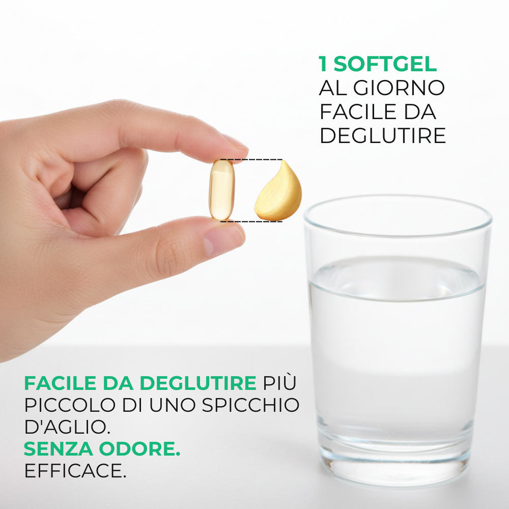 Arteris Forte – Formule à l'ail vieilli sans odeur 7500 mg